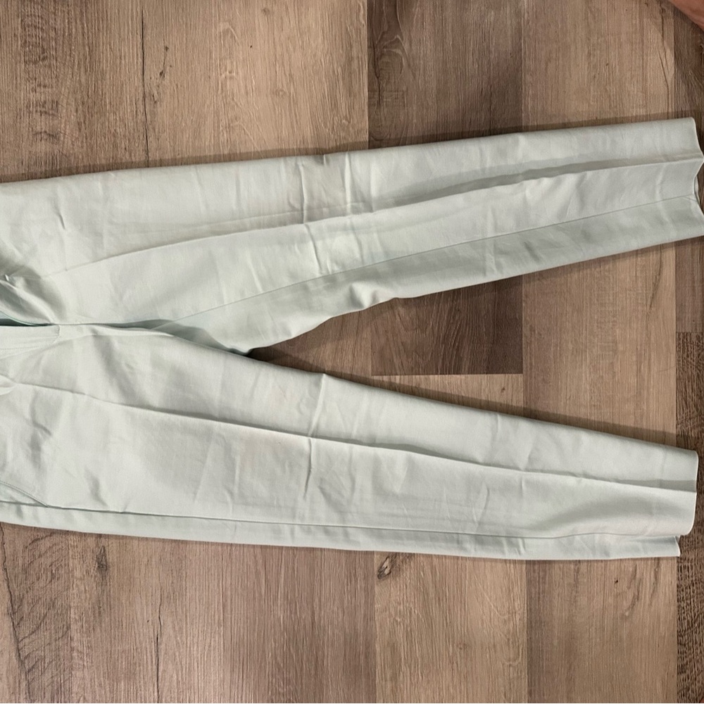 St. John Green Straight Leg Jeans
